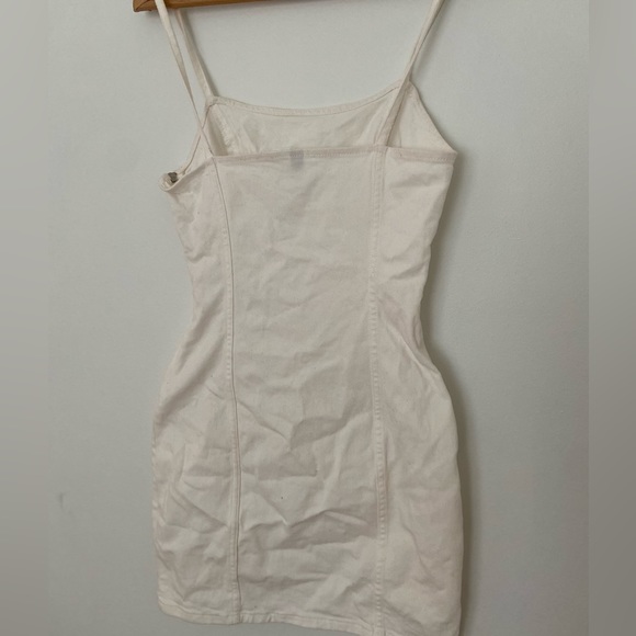 robe en jean blanche - Picture 4 of 4